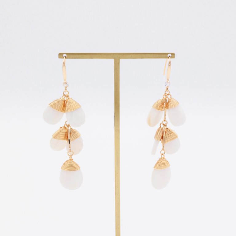 Frosted Petals Earrings