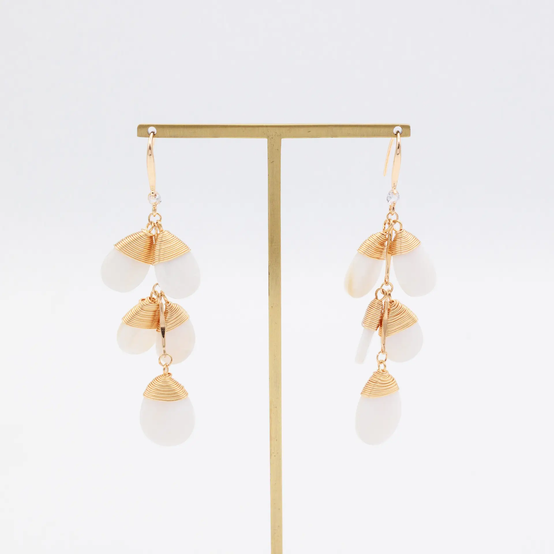 Frosted Petals Earrings