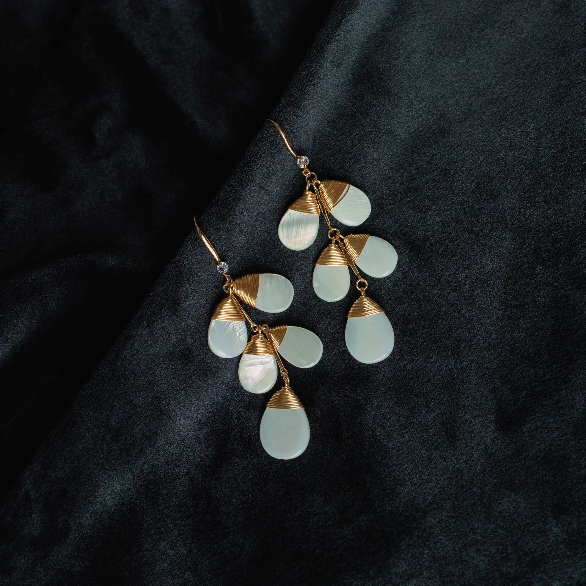 Frosted Petals Earrings