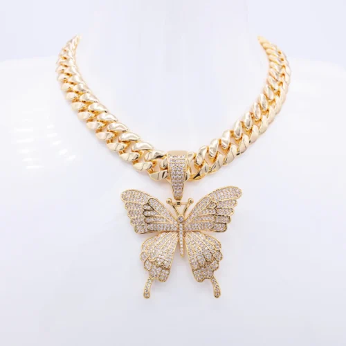 Monarch Muse Necklace Gold