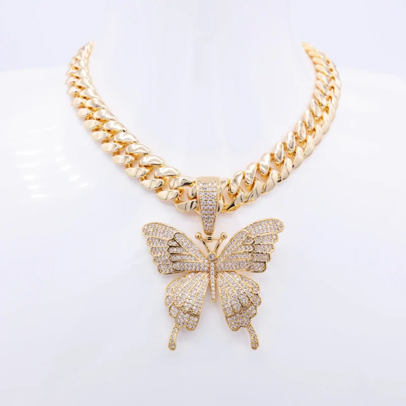 Monarch Muse Necklace Gold
