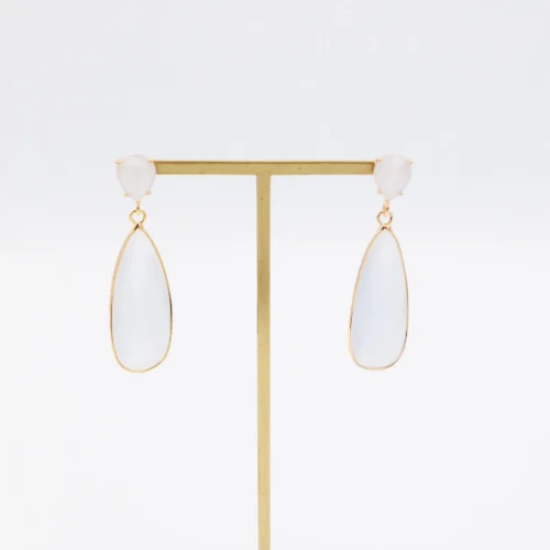 Quartz Blossom Earrings