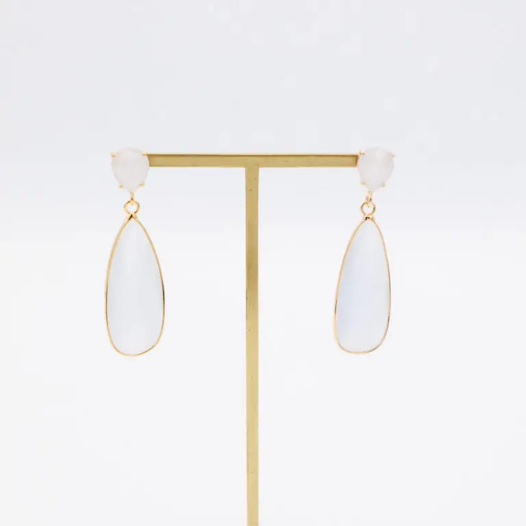 Quartz Blossom Earrings