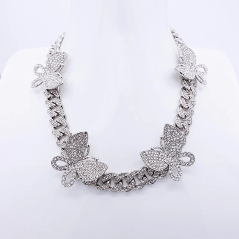 Queens Flight Necklace Silver