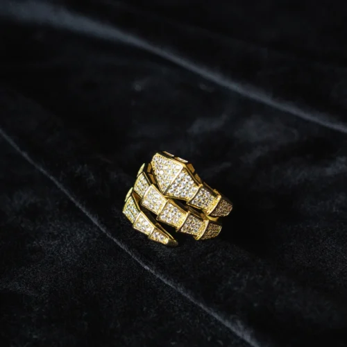 Serpentine Ring Gold