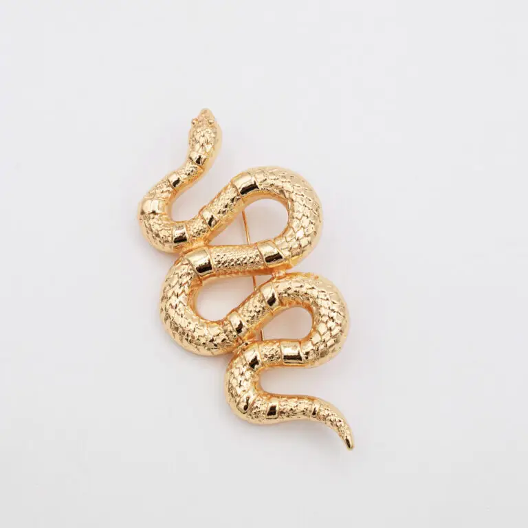 Slither Brooch Gold